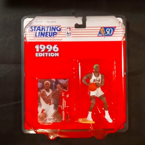 Starting Lineup (3) - 1996 - Dennis Rodman - Base Series (Hair Color Variations) - Picture 9 of 12